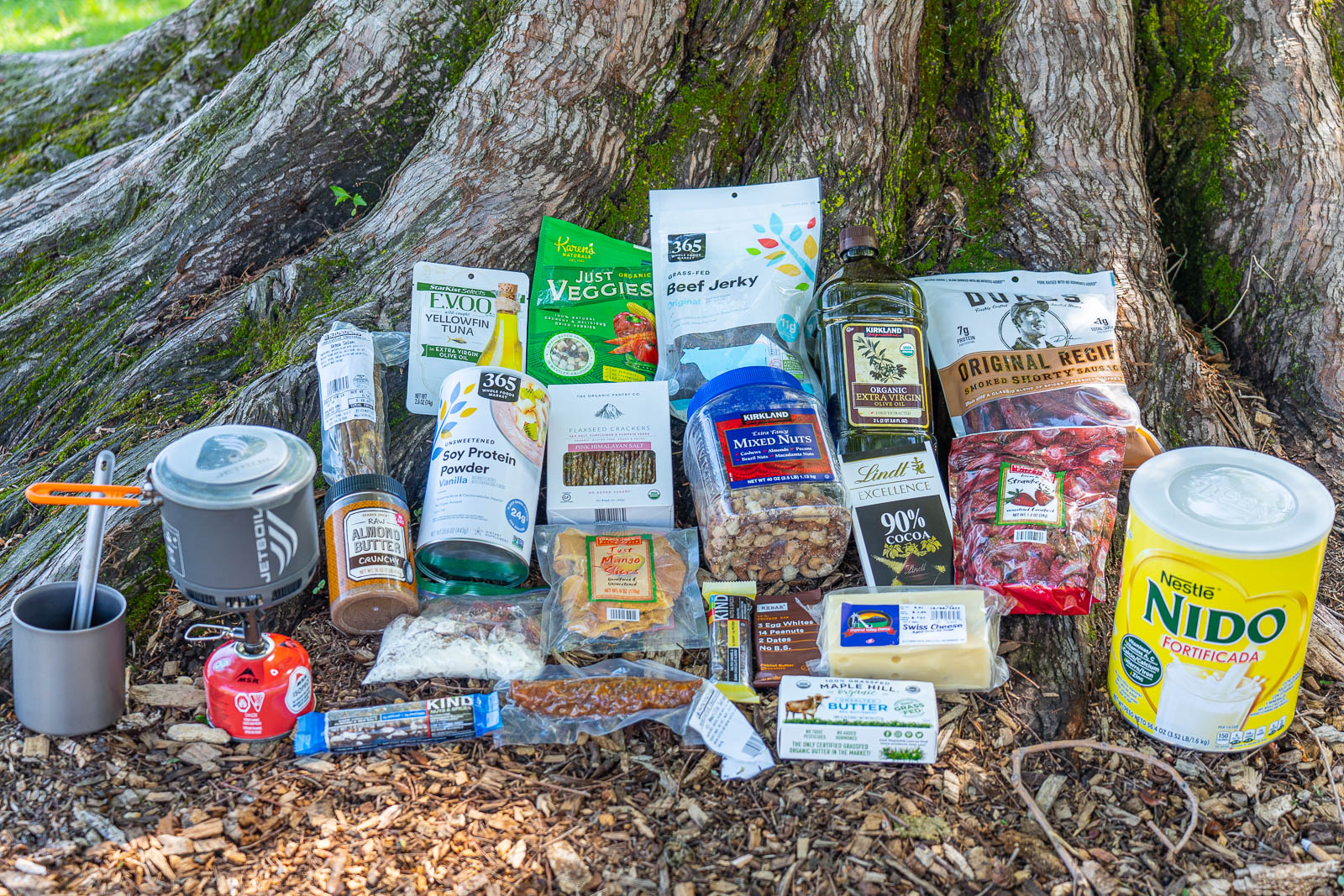 Freeze-dried meal for solo camping