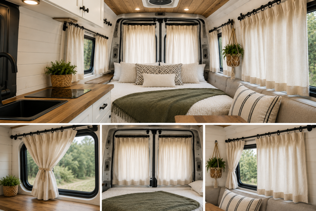 How To Put Up Curtains In A Camper Van